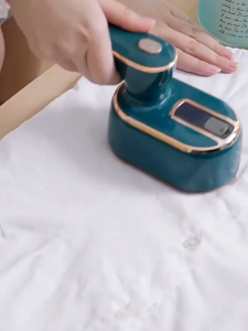 Mini steam iron travel iron portable mini steam iron handheld iron dry and wet iron for home travel