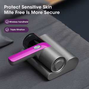 Niye Vacuum Mite Remover UV Sterilization Handheld Wireless Vacuum Cleaners for Bed Sofa Quilt Air Duster 10000Pa USB Rechargeable
