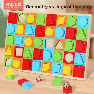 MWZ | Educational Montessori Geometric Puzzle Game