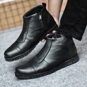 SULTAN STORE Sepatu Kerja Pria Chelsea Boots Pantofel Formal Trendy Kulit Caryblues Series Terbaru