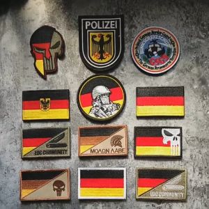 Patch vải đầu lâu_quốc kỳ các nước dán quần áo_ba lô