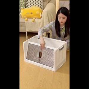ONE-C986 Lemari Susun Plastik Serbaguna dengan Roda Polibox Kotak Penyimpanan / Lemari Plastik Roda Storage Box Multifungsi / Container Box Lipat / Laci Cabinet Lemari Pakaian Minimalis