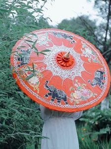 Handmade Oil Umbrella Literary Classical Dance Prop Umbrella Wedding Party Photography Decoration Ceiling Decoration