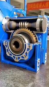 เกียร์ทดรอบCTA NMRV 050-71B5 สำหรับมอเตอร์ 1 แรง และ 0.5 แรงม้า เกียร์หนอนทดรอบ รู้ออก 25มม รูเข้า 14 มม