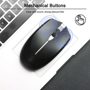 2.4G Wireless Mouse 4 Buttons Professional Optical Wireless 1600 DPI Mouse Rechargeable Mouse Portable for Laptop PC Gamer