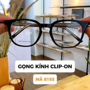 Gọng kính Clip On phiên bản đơn giản đa năng cắt được cận KAMI NACHI mã T8193