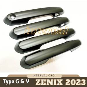 Cover Handle Pegangan Pintu Mobil Zenix 2023 Type G dan V Hitam