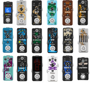 VIVLEX-Guitar Pedals Super Effects Pedal Tuner Overdrive Delay Reverb Distortion Fuzz Noise Gate Flanger Metal Zone Blues