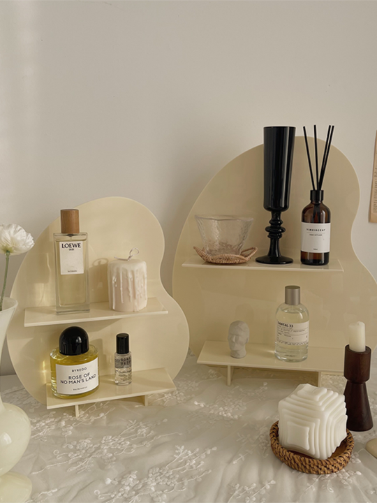 Acrylic Desktop Perfume Organizer Shelf Entrance Aromatherapy Storage ...