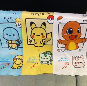 Adorable Absorbent Towel Fitness Yoga Soft Couple Face Wash Towel Pokemon Children Bath Towel Home Fabric Polyester Fiber
