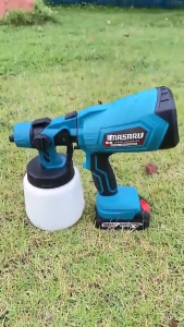 Electric Spray Gun Paint Spraying Machine Cordless Electric Spray Gun Versatile Nozzle Paint Sprayer