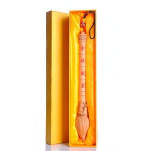 Peach Wood Wenchang Pen Home Office Fengshui Pendant Gifts Lucky Writing Brush Decoration