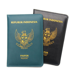 Leather Passport Holder Southeast Asia Indonesia Passport Cover Protective Shell Air Ticket Holder High-End Leather Quality