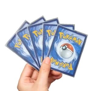 100pcs Card Sleeves Premium Card Protection Cover Fine Sand Flash Matte Outer Gall Card Sleeves for Pokemon Yugioh MTG TCG