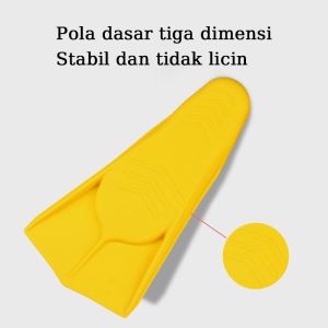 【COD】Kaki Katak Warna Solid Silicone Fin Renang Diving Sepatu Renang Fin Diving Alat Bantu Renang Snorkeling Anak dan Dewasa sepatu katak Ready 5 Size XXS-XL