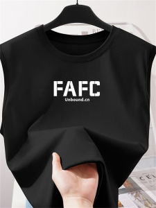 Áo Thun Cotton Mỹ 200g Nặng Tay Phong Cách Đường Phố Hip Hop Rộng Rãi Thường Ngày Mùa Hè Không Tay Cổ Tròn in Chữ