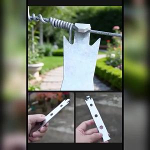 Galvanized Steel Wire Twisting Wrench High Hardness Easy Operation Tool for Farm Fence Repair Projects