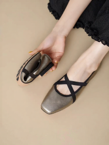 Reemoor | Classic French Style Cross-Band Ballet Flats
