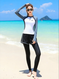 XTEP | Training Friendly Separable Long Sleeves Trousers Conservative Slim Swimwear
