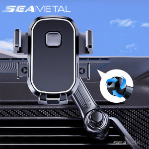SEAMETAL Gravity Car Phone Holder Telescopic Air Outlet Cellphone Mount Spiral Hook Universal for 4.7-7 inch Smartphone