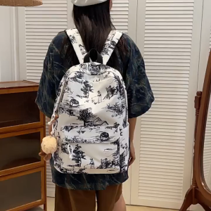 High-quality fashionable large-capacity backpack stain-resistant and not easily damaged student fashion backpack