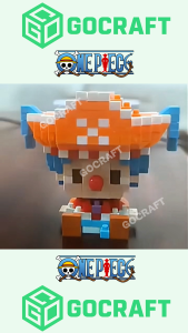 GOCRAFT Mini Micro Block Anime (OP) Figure DIY Building Toy | Cute Collectible Brick Model Gift for Kids & Adults