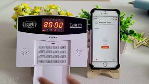 Fuers Tuya Smart Alarm System Kit WIFI GSM Burglar Alarm Smart Home Alarm System Color LCD Display Security IP Camera