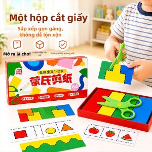 YUGUANG | Kéo An Toàn Cho Trẻ Montessori Đồ Chơi Giáo Dục