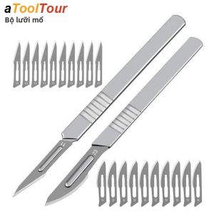 Bộ Dao Mổ Chuyên Nghiệp Với Lưỡi Thép Carbon 11/23 Dụng Cụ Đa Năng Dao Thủ Công Dao Cố Định Dao Văn Phòng Phẩm