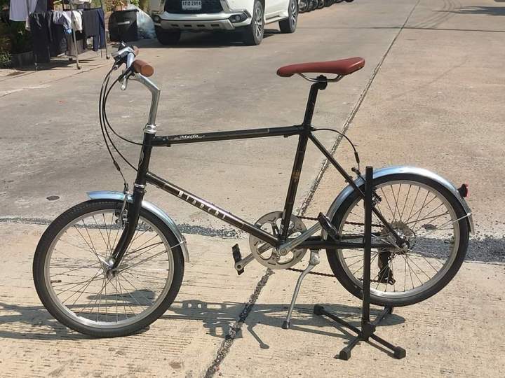 Mini Velo Bianchi Merlo7 Speeds วงล้อ 20 นิ้ว เฟรมเหล็ก Hiten งาน