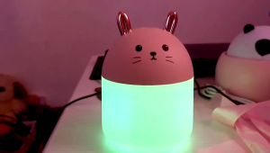 Humidifier Pelembab Udara A11 250ML Cute Rabbit Aroma Terapi USB Mini Aroma DiffuseR