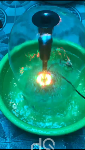 Đèn Led Đài Phun Nước Nhiều Màu 220V - Sáng Tạo Không Gian Sân Vườn Tiểu Cảnh Non Bộ