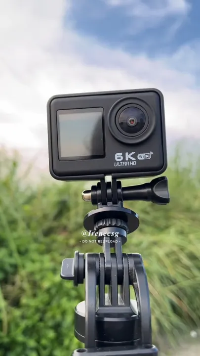 Alston E-CAM A12 PRO Action Camera 6K 30fps Ultra Hd with EIS Anti