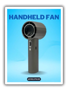 พัดลมมือถือแรงสูงดิจิทัล 100 ระดับ รุ่น GS5