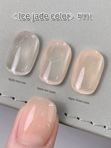 MIANEL 1-24pcs12ML White Water Ice Clear Nude Gel Nail Polish 2025 White Jelly Pure Desire White Nails Clear Nails Summer Nai