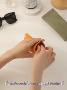 【พร้อมสต็อก|ส่งจากกทม】 กระเป๋าใส่แว่นตา แบบนิ่ม หรูหรา สะดวกสบาย สําหรับผู้หญิง