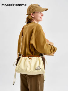Mr. ace Homme | Lightweight Canvas Crossbody Bag for Commuting Large Capacity
