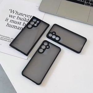 Ốp lưng MỜ CHỐNG Ố Samsung A56 5G/ A36/ Galaxy A26/ A16 5G/ A06/ Samsung A17/ A06/ A55/ A35/ A25/ A15/ Viền Dẻo Đen TPU Hạn Chế Bám Vân Tay Có Gờ Bảo vệ camera