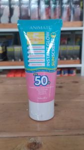 Sunscreen Wajah SPF 50 Animate/Animate skincare ori Bpom/Animate Instant Glow Sunscreen 5 Protection 60 gr/Sunscreen Animate/Sunscreen wajah spf 50 animate/Pelindung Paparan Sinar Matahari/suncreen tidak whitecase/Pelindung Sinar UV/Tabir Surya Animate