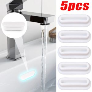 Feelife 1/5pcs Wash Basin Overflow Ring Square Silicone Sealing Plugs Bathroom Sink Hole Covers Overflow Rings Kitchen Sink Accessories