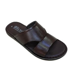 Dép Nam Quai Ngang HA NAM Da Bò Thật Cao Cấp DNA2189a