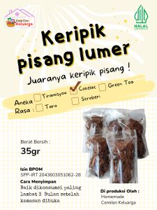 KERIPIK PISANG LUMER  MIN ORDER 2 Pcs BANYAK VARIAN COD SELURUH INDONESIA