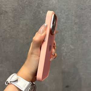 Dele Applicable 17 15 Phone Case 16 Electroplated Lens Button 15promax Frosted 14pro Skin-like 13 Silicone Soft 12 Protective Cover 14 Premium 15plus Trendy Brand 11