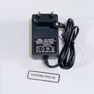 Nguồn DC 5V - 2A / Đầu cắm 5.5mm x 2.1mm (Cắm điện chuẩn EU Tròn)
