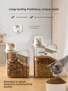 FEIZHUXIANSEN | Moisture-Proof Cat Food Storage Bucket
