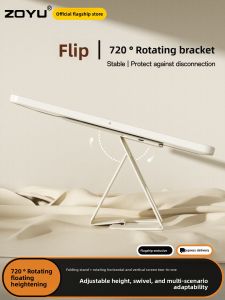 Zoyu | 720° Rotatable iPad Stand & Protective Case Thin & Transparent Anti-drop