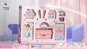 [IQ TOYS] DIY Handmade Kids HandBag Hair Clip Glue Cream Guka Imitation Deco Art Craft Kid Toys (RANDOM)