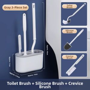 SHUANGNIU | New Year No-Dead-Corner 3-in-1 Toilet Brush Set Wall Mounted