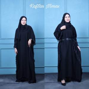 Kaftan Abaya Nimas Rumbai By Toko Laris