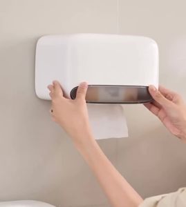 Toilet Tissue Box Wall-mounted Punch-free Toilet Waterproof Paper Storage Roll Holder